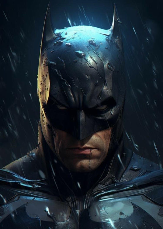 Batman Portrait Moody Print Poster