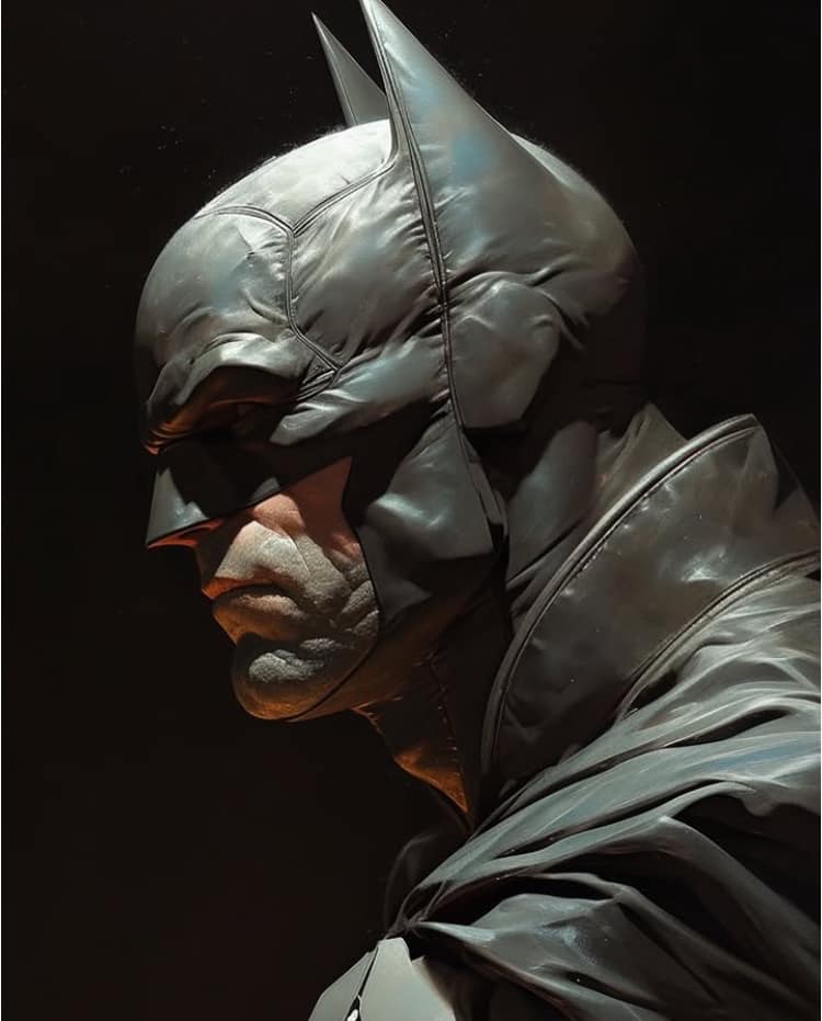 Batman Portrait Profile Jigsaw Puzzle