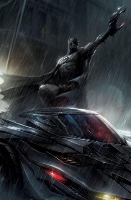 Batman Rainy Night Movie Poster Print Poster