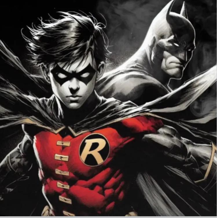 Batman Robin Hero Poster Print Poster