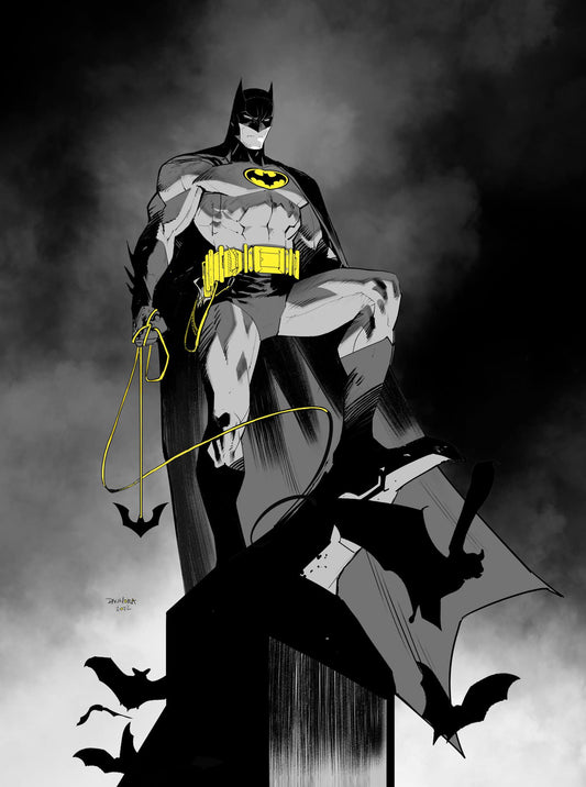 Batman Silhouette Graphic Novel Print Poster