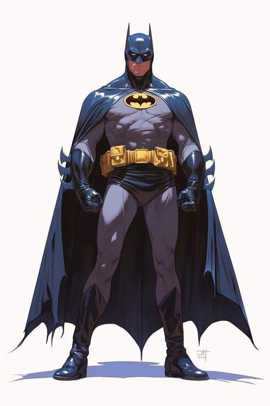 Batman Standing Portrait Print Poster