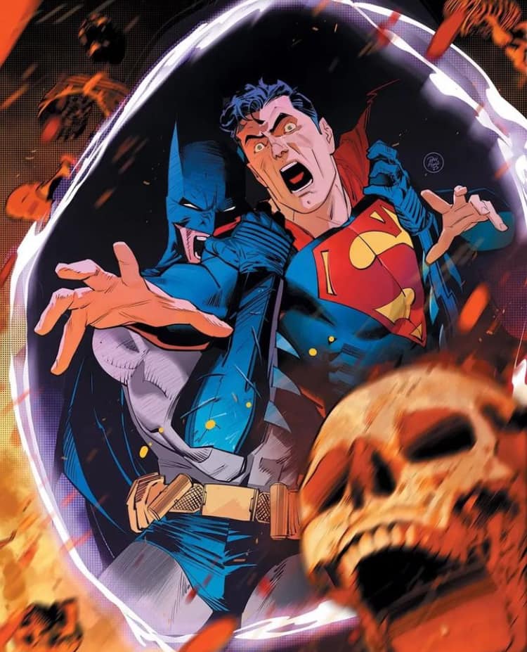 Batman Superman Showdown Print Poster