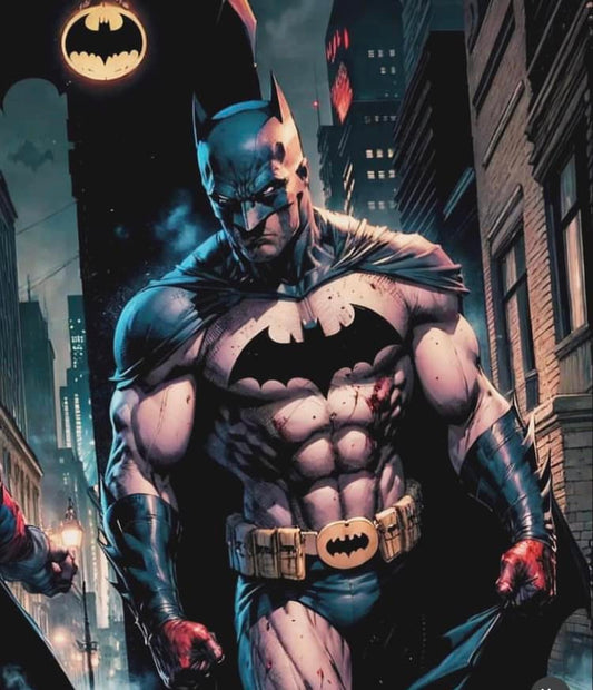 Batman Urban Nighttime Print Poster