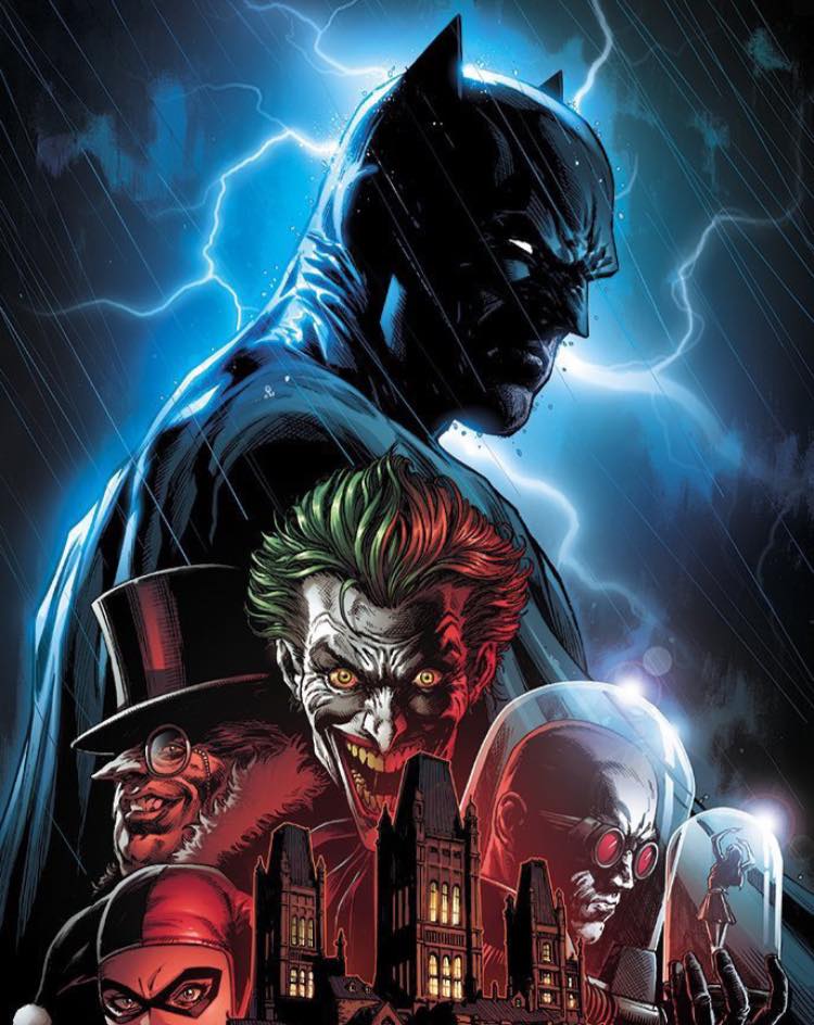 Batman Villains Comic Art Print Poster