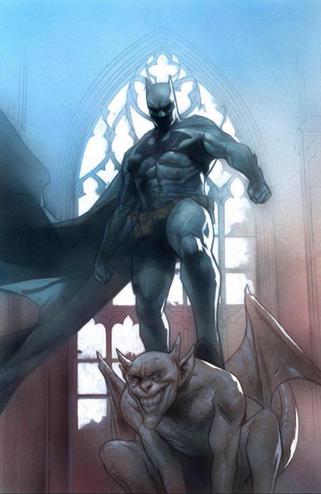 Batman Vs Goblin Scene Print Poster