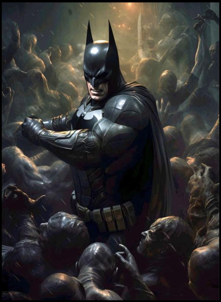 Batman Vs Horde Jigsaw Puzzle