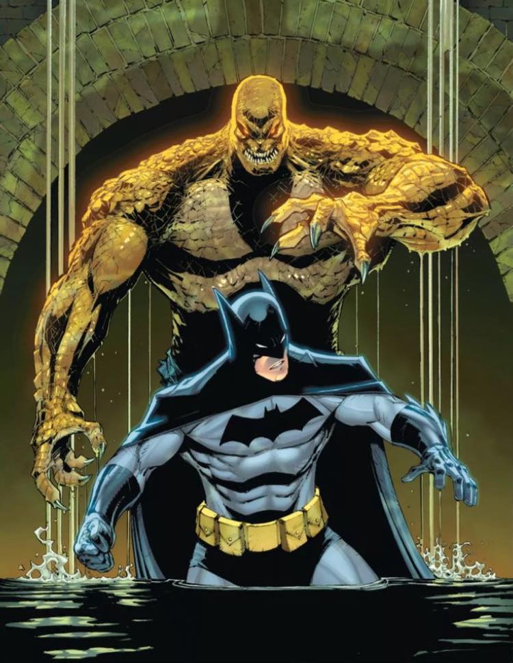 Batman Vs Swamp Thing Encounter Jigsaw Puzzle