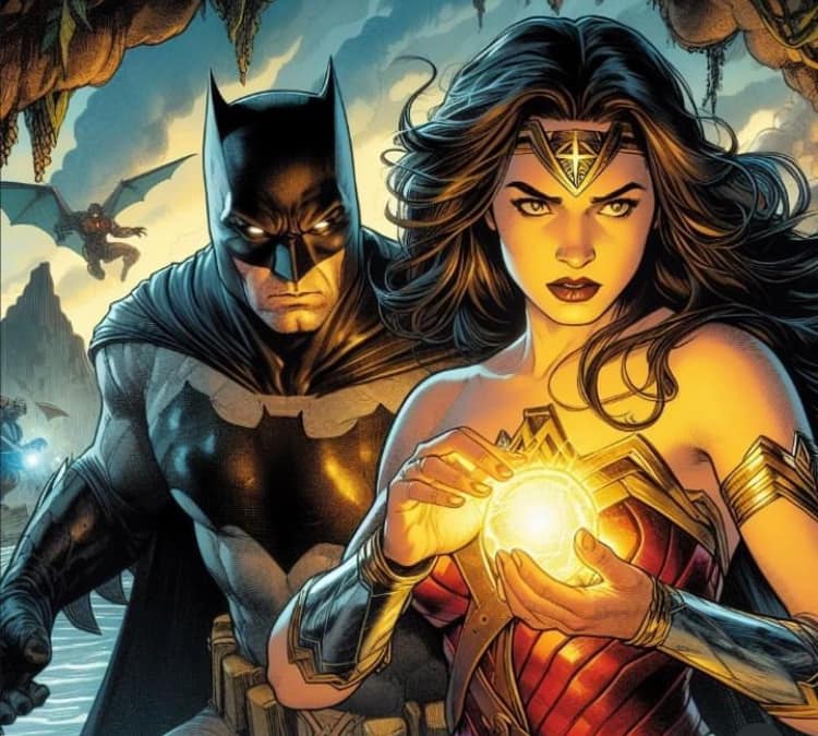 Batman Wonder Woman Adventure Print Poster