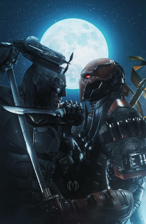 Batman And Deathstroke Conflict 5824 Print Poster
