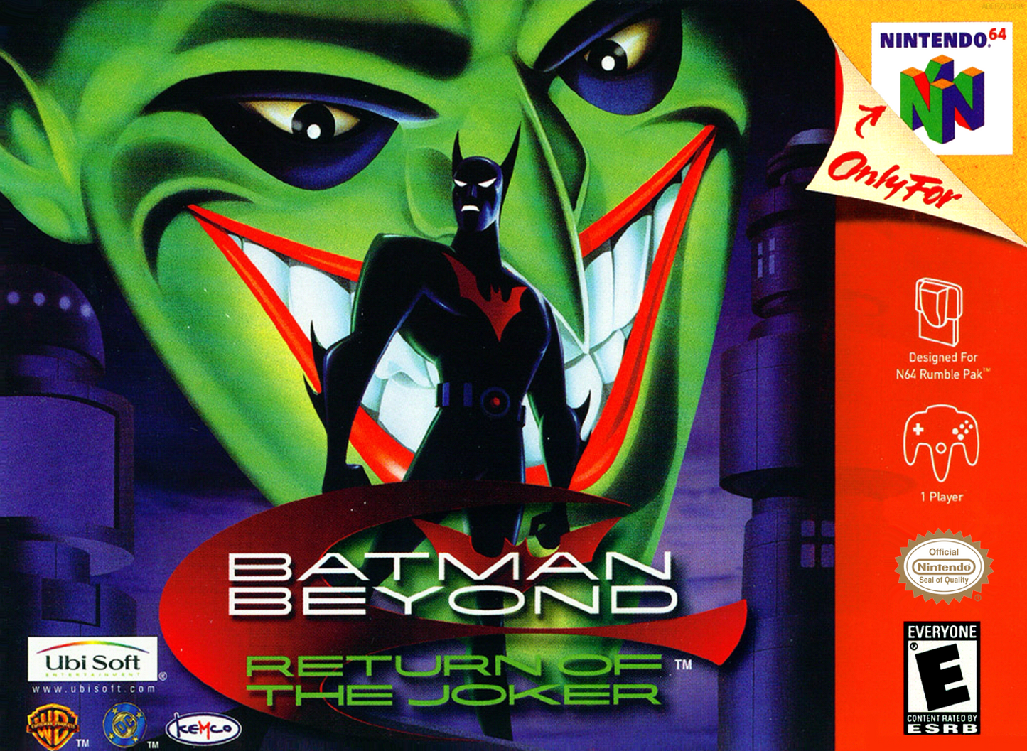 Batman Beyond Return Of The Joker N64 Keychain