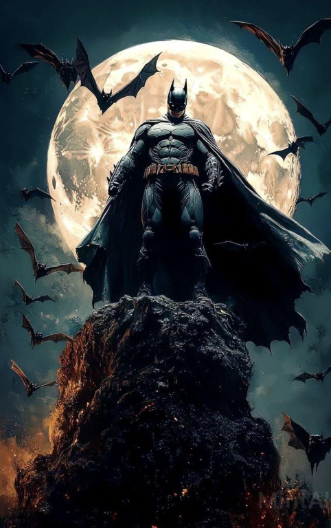 Batman Full Moon 8572 Print Poster