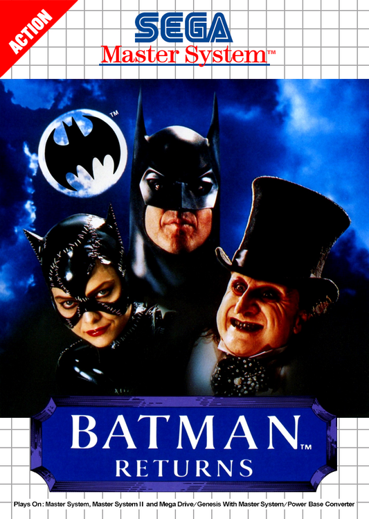 Batman Returns Sega Master System Print Poster