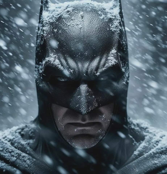Batman Snowstorm 298 Print Poster