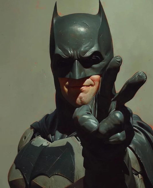 Batman Victory Sign 736 Print Poster