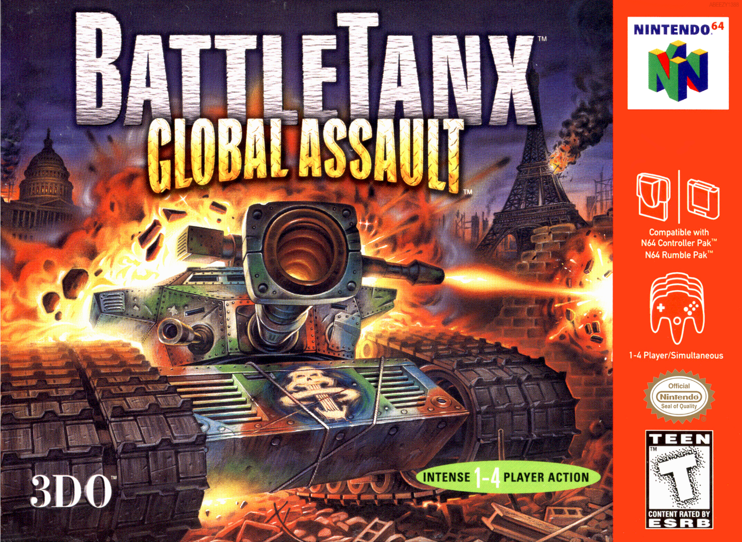 Battletanx Global Assault N64 Print Poster