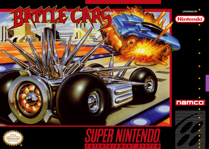 Battle Cars (Usa) Snes Print Poster