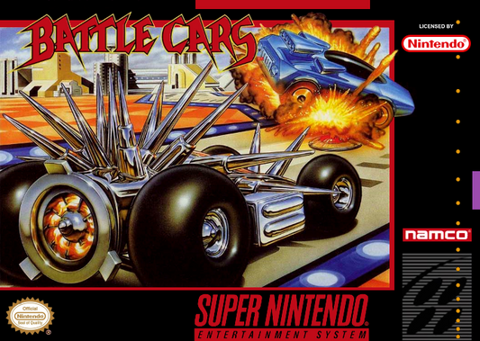 Battle Cars (Usa) Snes Print Poster