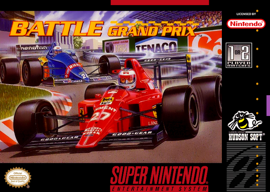 Battle Grand Prix (Usa) Snes Print Poster