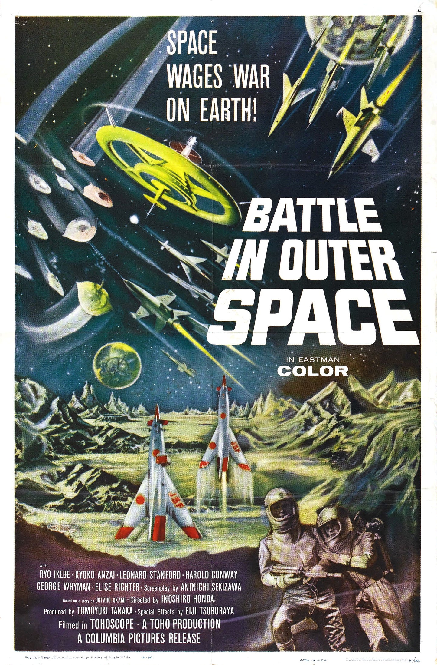 Battle In Outer Space 01 Movie Magnet