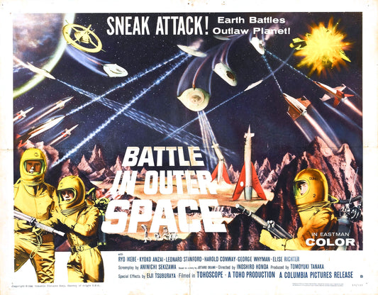 Battle In Outer Space 02 Movie Magnet