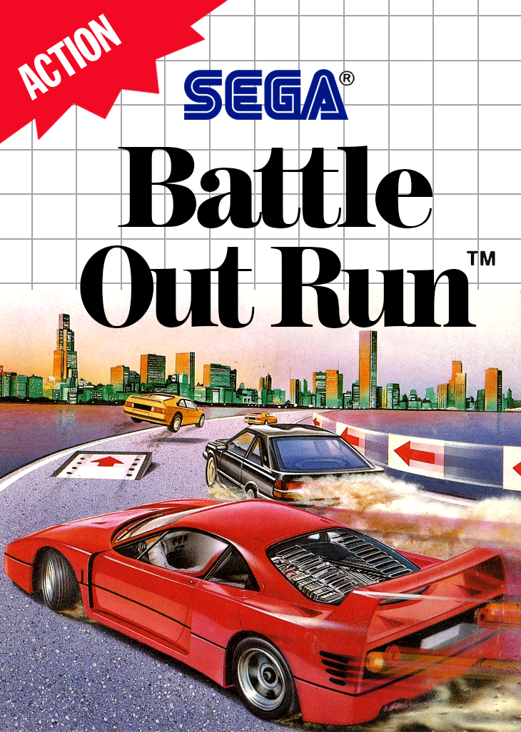 Battle Out Run Sega Master System Keychain
