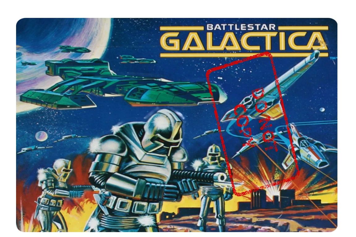 Battlestar Galactica Retro Tv Series Show Classic Sci Fi