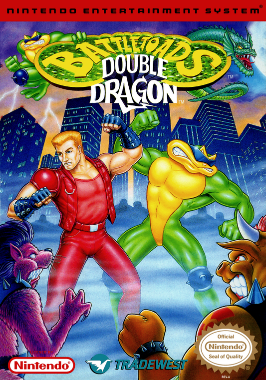 Battletoads Double Dragon (Usa) Nes Print Poster