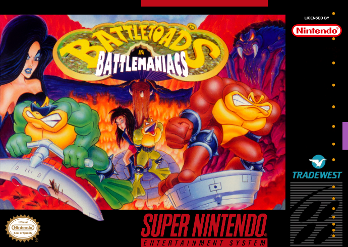 Battletoads In Battlemaniacs (Usa) Snes Print Poster