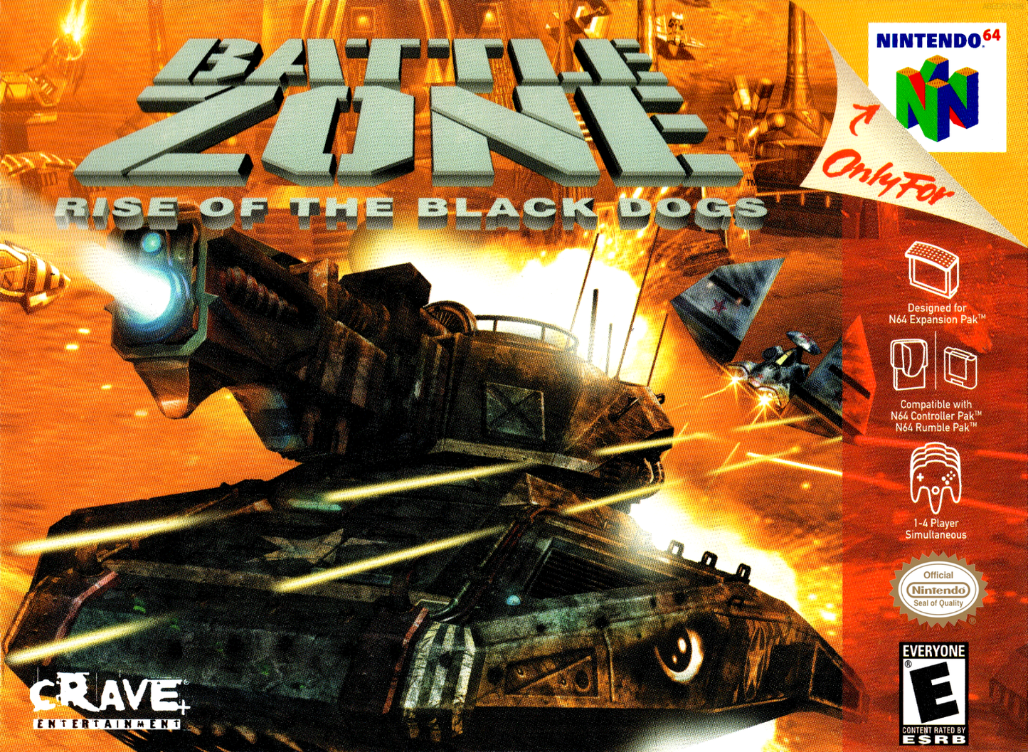 Battlezone Rise Of The Black Dogs N64 Keychain