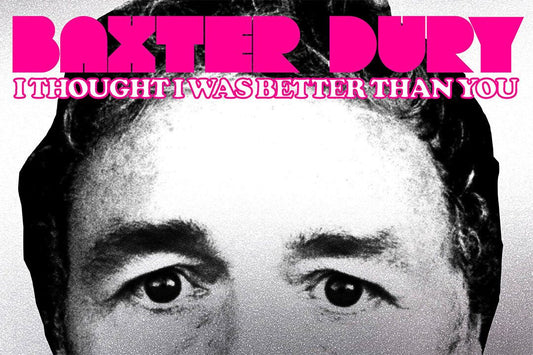 Baxter Dury I Thought I Was Better Than You Studio Album Wall Poster