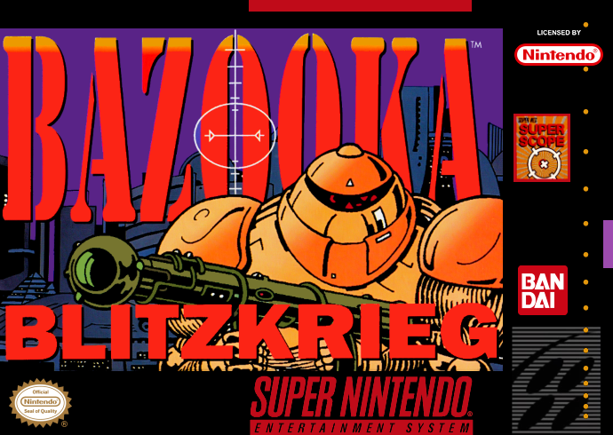 Bazooka Blitzkrieg (Usa) Snes Print Poster