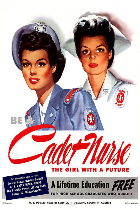 Be A Cadet Nurse Us Army Cadet Nurse Corps Ww2 Nursing Jigsaw Puzzle