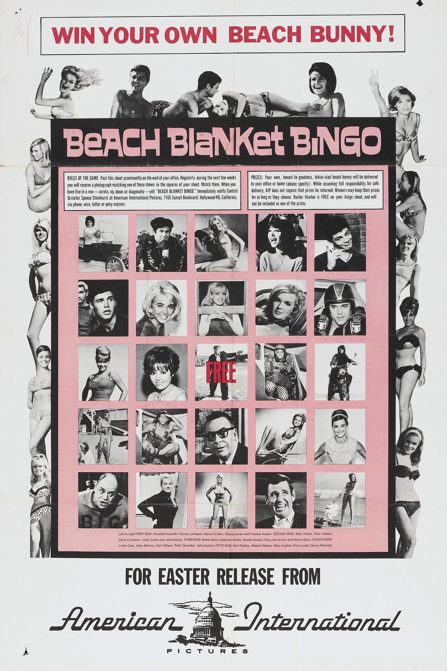 Beach Blanket Bingo 02 Movie Magnet