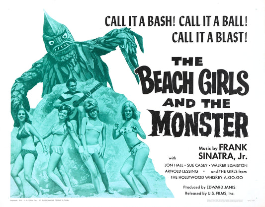 Beach Girls And Monster 02 Movie Magnet