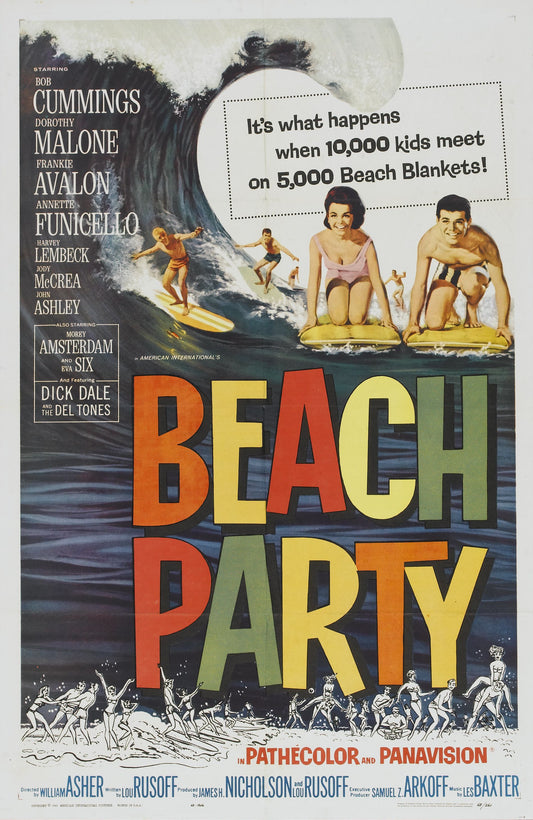 Beach Party 01 Movie Magnet