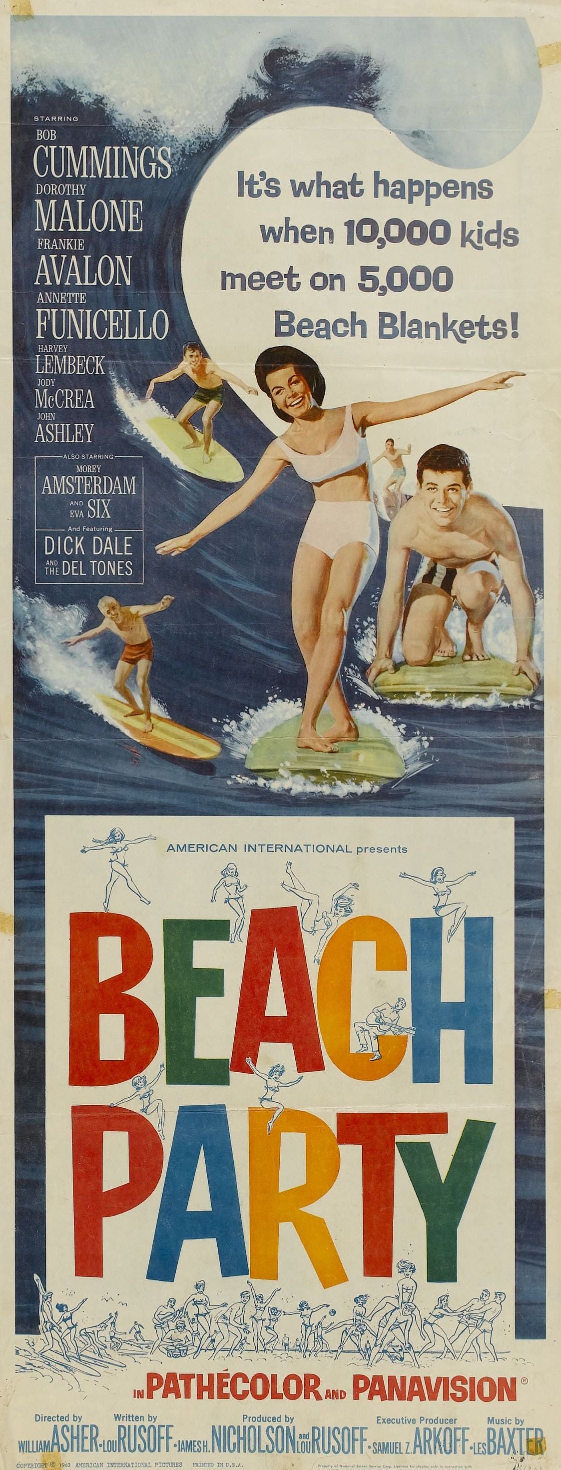 Beach Party 02 Movie Magnet