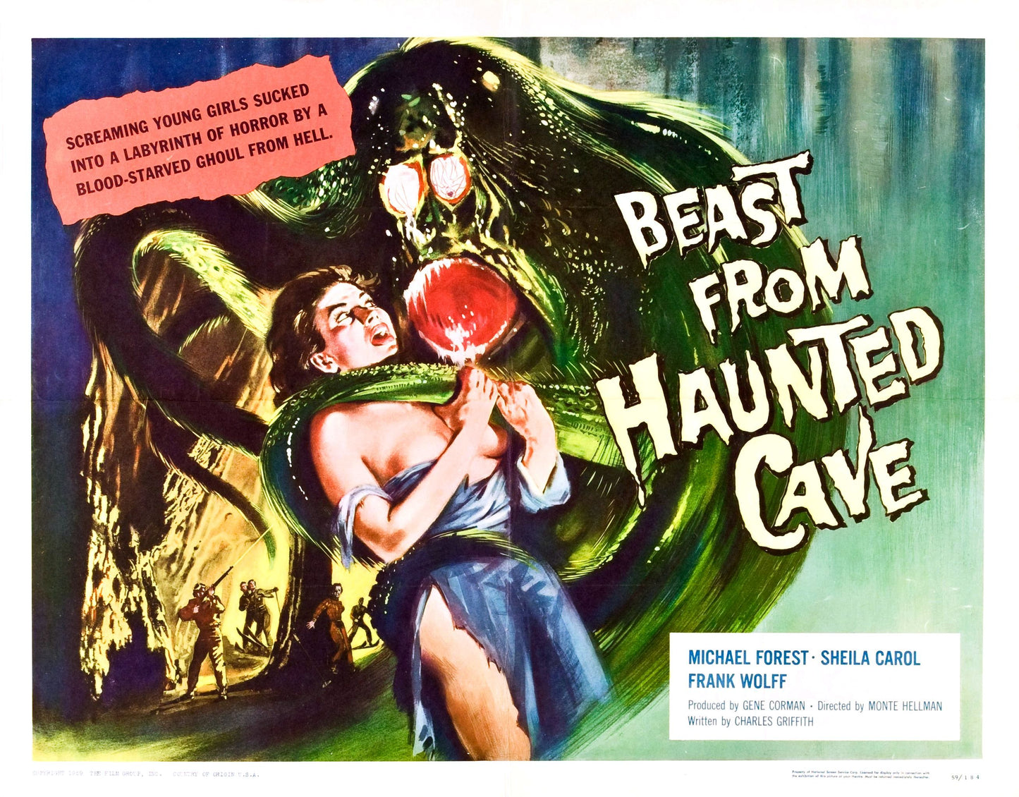 Beast From Haunted Cave 02 Movie Magnet