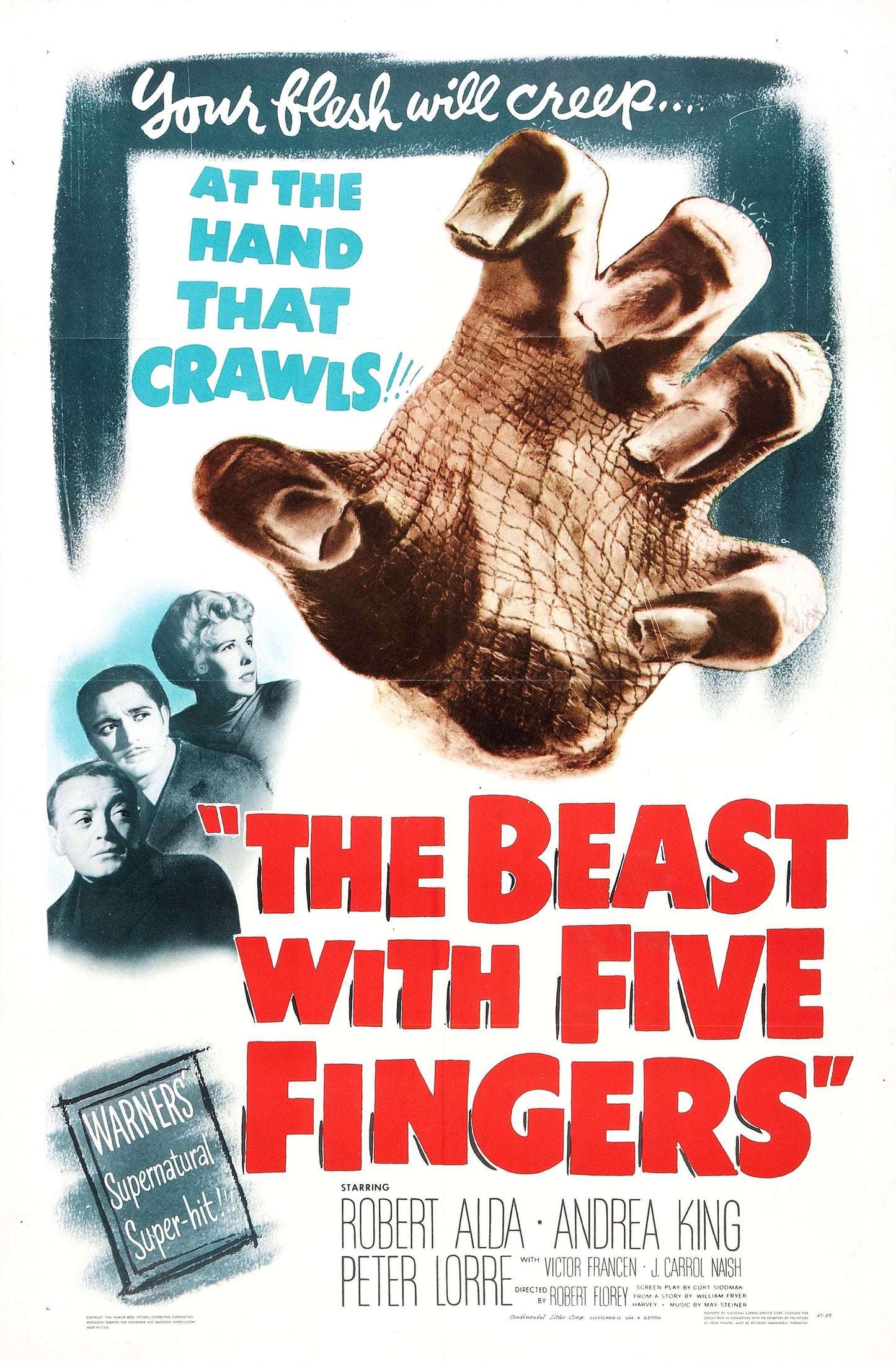 Beast With Five Fingers 01 Movie Magnet