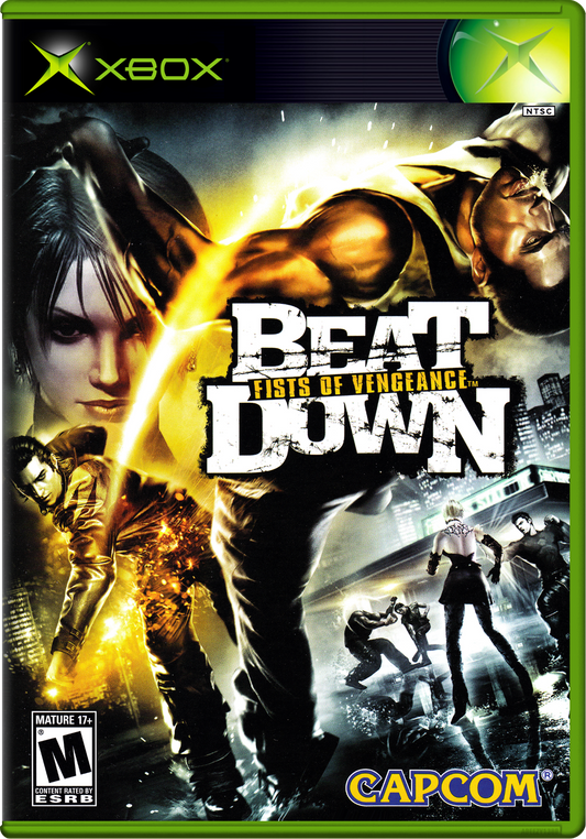 Beat Down Fists Of Vengeance Xbox Print Poster