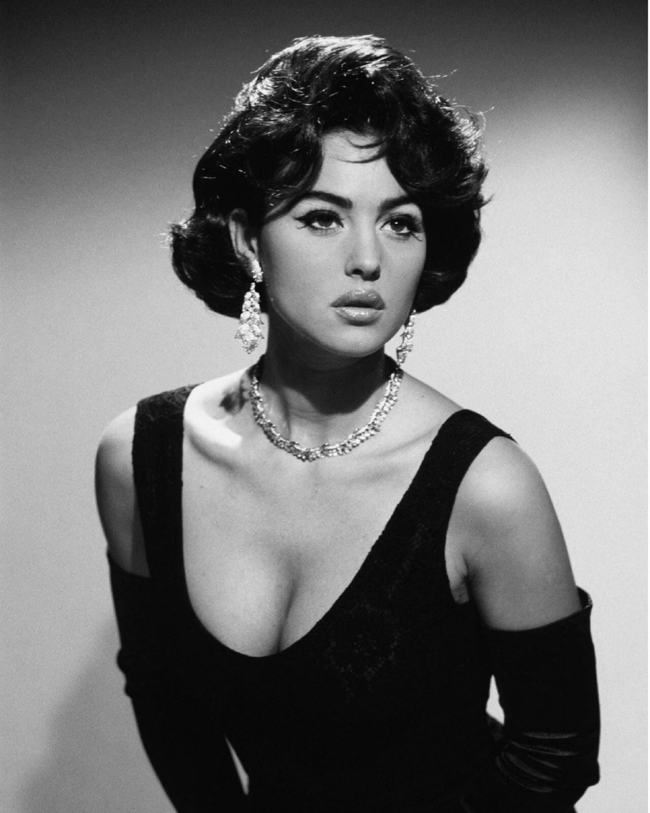 Beautiful Actress & Model Monica Bellucci Publicity Picture Keychain Keychain