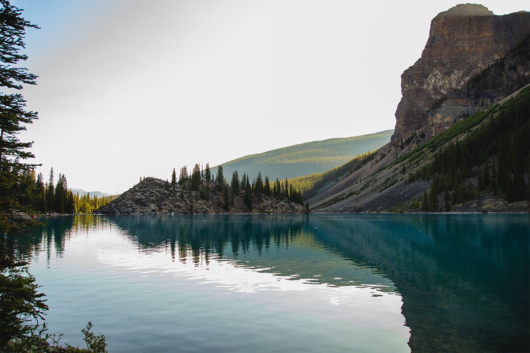 Beautiful Landscape Lake In Middle Of Mountains Art Wall Decor Jigsaw Puzzle