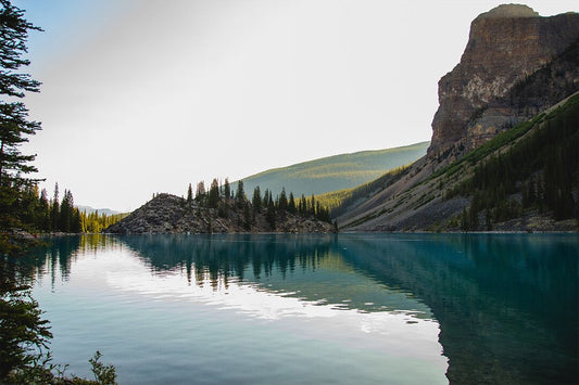 Beautiful Landscape Lake In Middle Of Mountains Art Wall Decor Jigsaw Puzzle