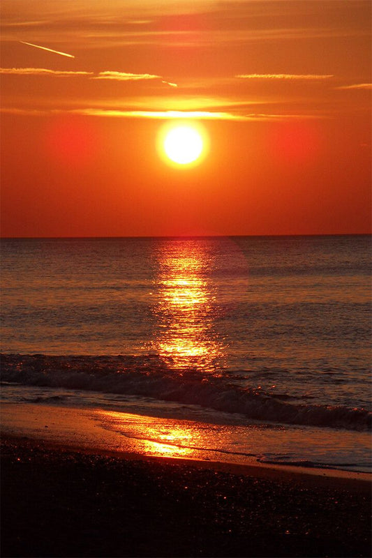 Beautiful Sunset Landscape Print Canvas Jigsaw Puzzle