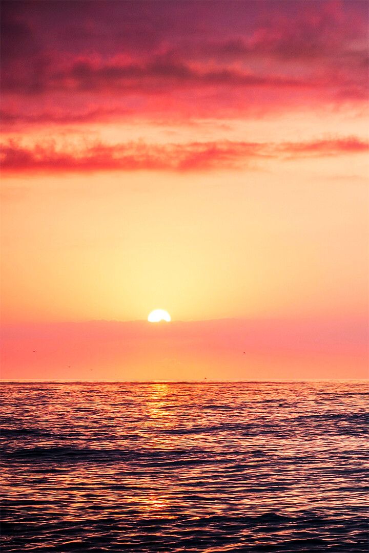 Beautiful Sunset Landscape Sea Print Canvas Jigsaw Puzzle