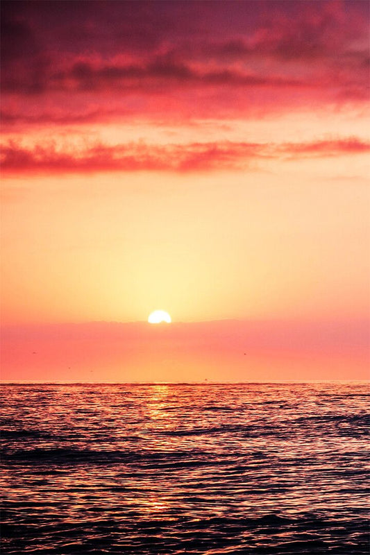 Beautiful Sunset Landscape Sea Sky Painting Jigsaw Puzzle
