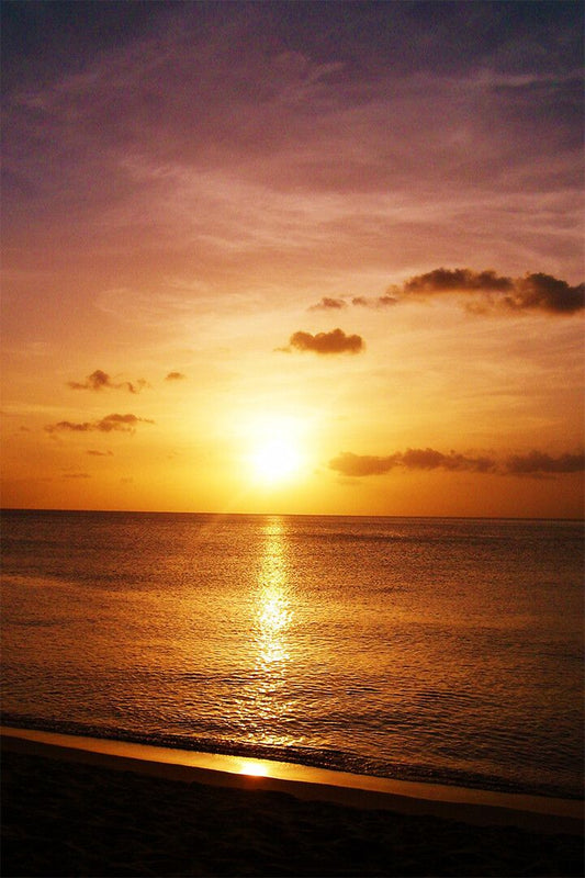 Beautiful Sunset Landscape Sky Nature Print Jigsaw Puzzle