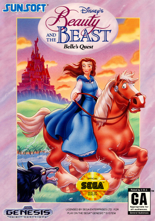 Beauty And The Beast Belle S Quest (Usa) Genesis Print Poster