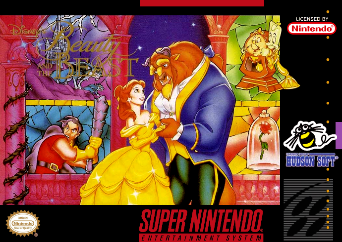 Beauty And The Beast (Usa) Snes Print Poster