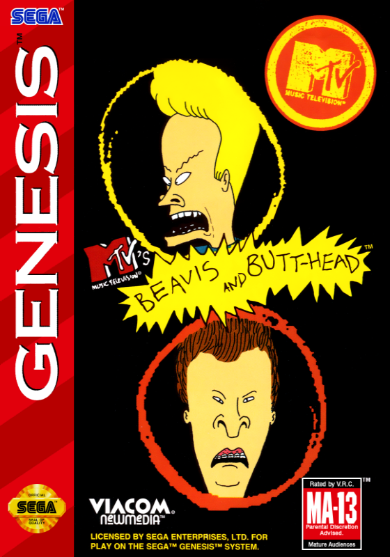 Beavis And Butt Head (Usa) Genesis Print Poster